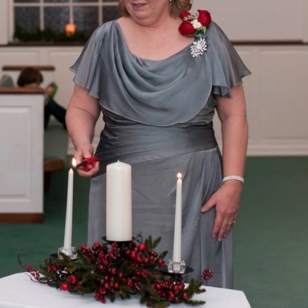 Jade by Jasmine Silver Formal Dress - Picture 4 of 10